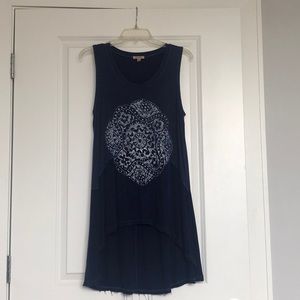 NAVY HIGH LOW TANK